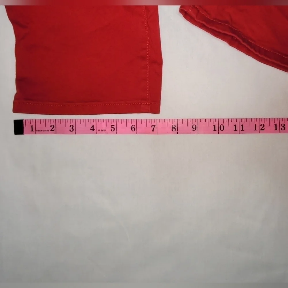 Chaps Mid-rise Stretch Red Women's Capri/Knee Length Jeans Size 4 - Picture 13 of 13